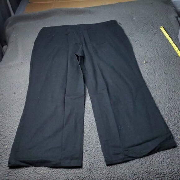 Woman Within Denim Jeans Womens Plus Size 28W 48x31 Natural Fit Black Cotton - Picture 2 of 8